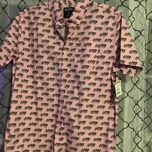 NWT “Love” Pride Men’s Collared Shirt